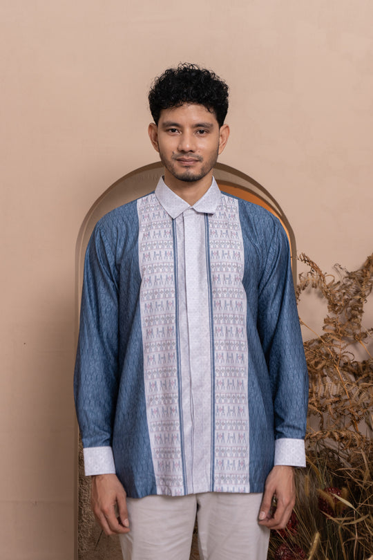 Pre Order - Bentalaya Long Shirt Men Moon Fox