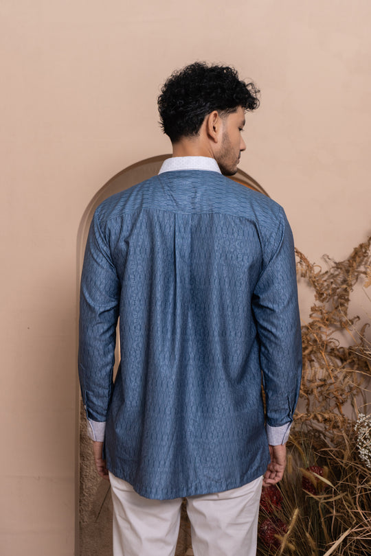 Pre Order - Bentalaya Long Shirt Men Moon Fox