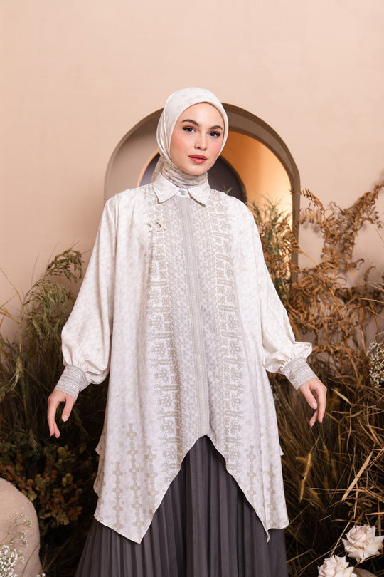 Pre Order - Senggala Tunic Cannoli Almond