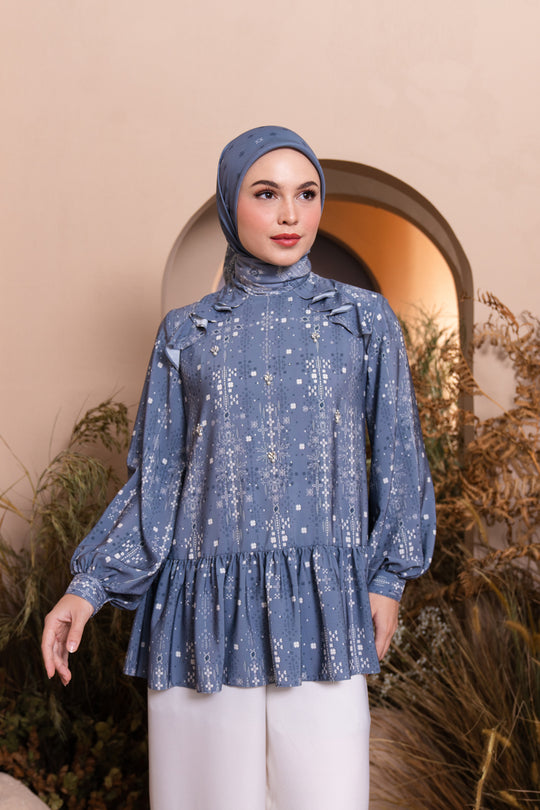 Senggala Blouse (Minor) Odyssey Blue
