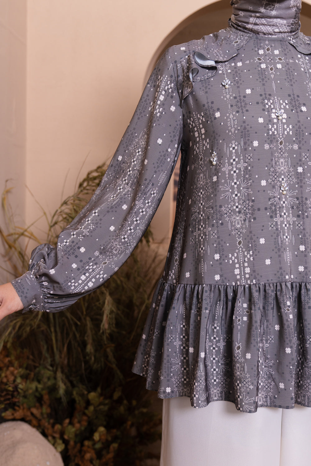 Senggala Blouse (Minor) Seagrass Twill