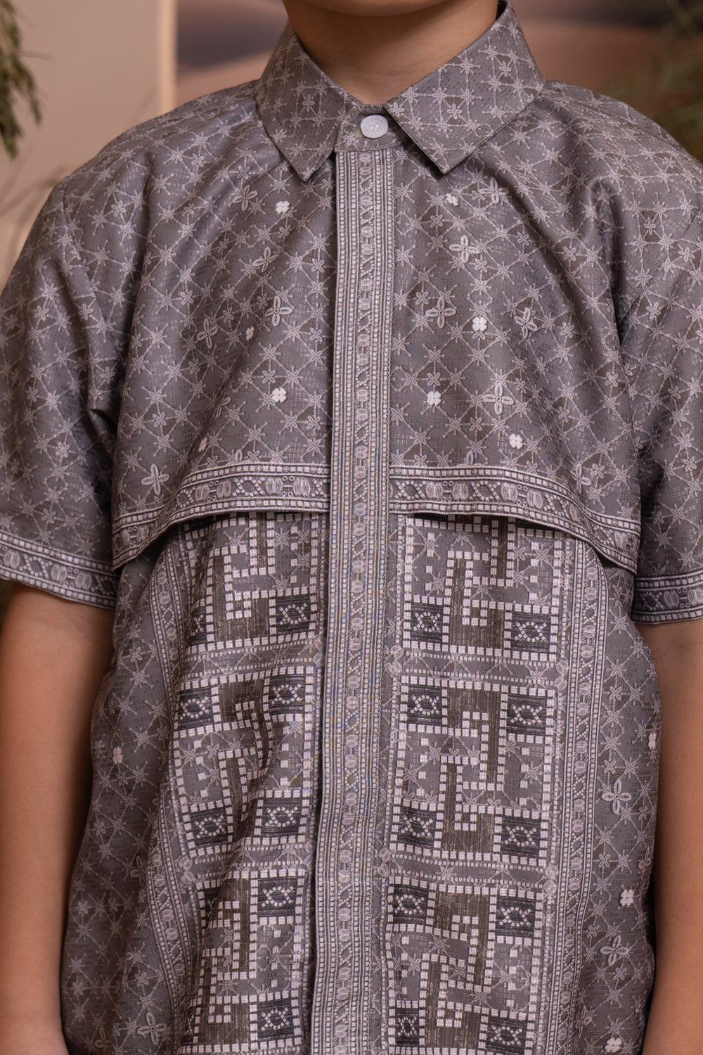 Pre Order - Senggala Shirt Boy Seagrass Twill