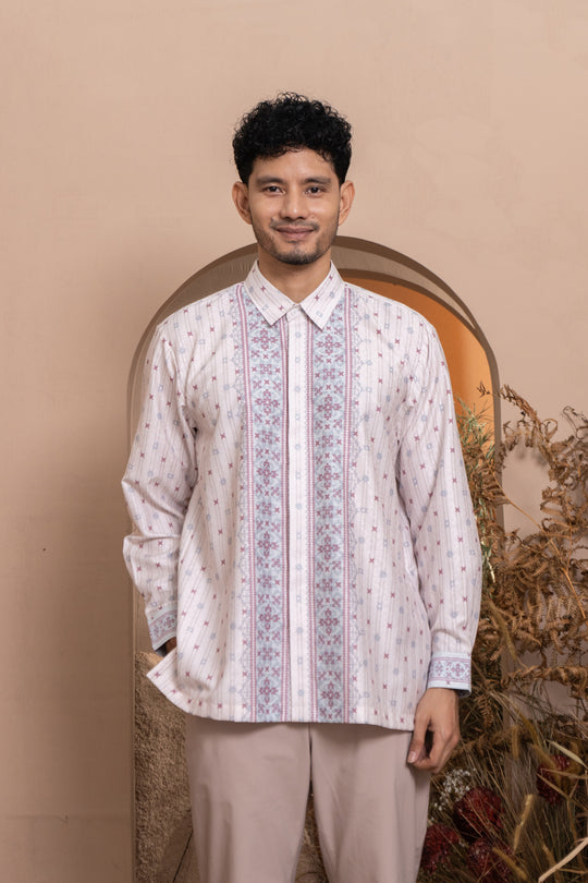 Pre Order - Kalola Long Shirt Men Aqua Hushed