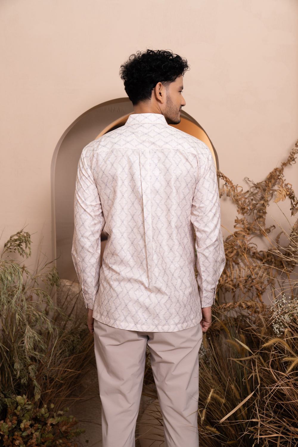 Pre Order - Mariri Long Shirt Men Serene Azure