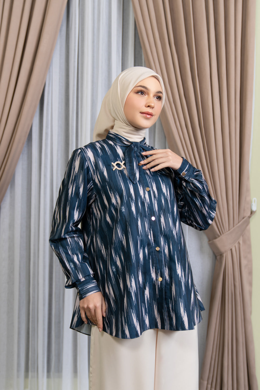 Theona Shirt (Minor) Inky Blue