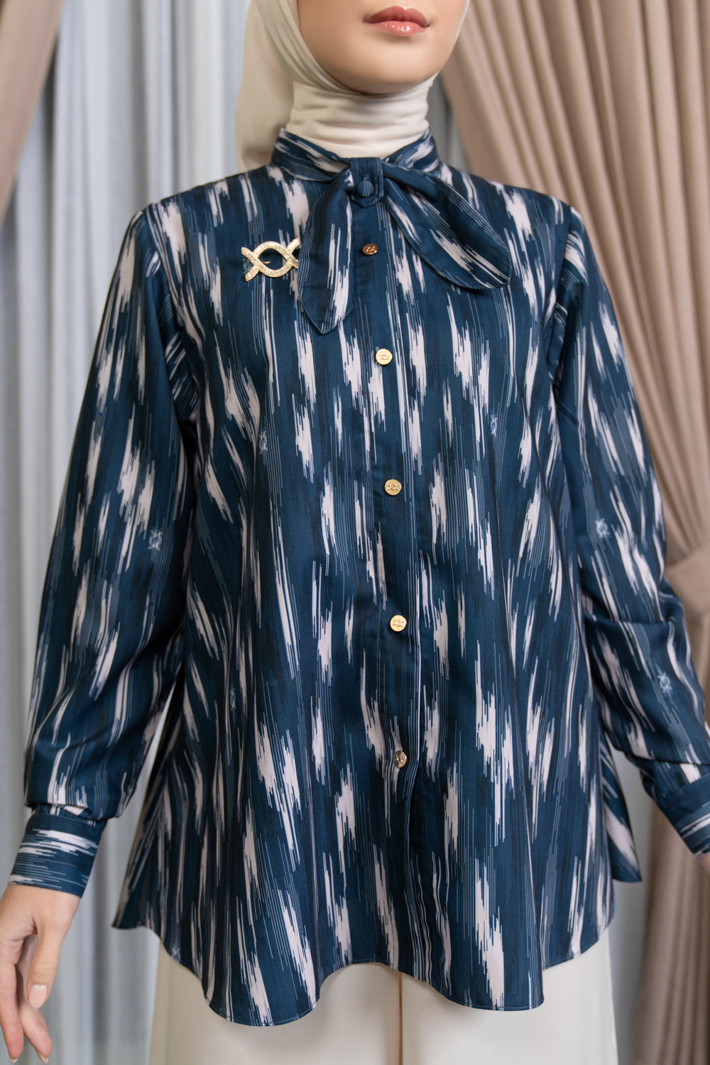 Theona Shirt (Minor) Inky Blue