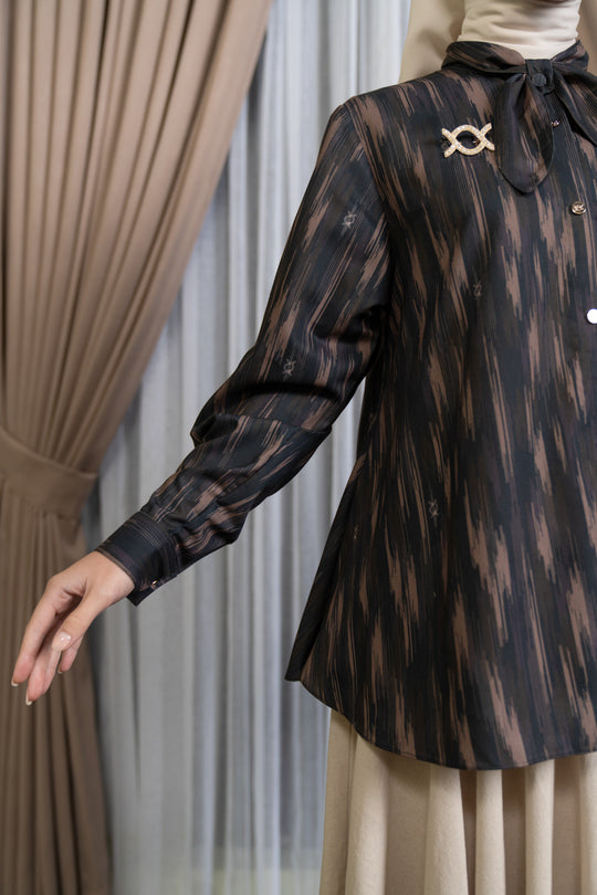 Theona Shirt (Minor) Turkish Coffee