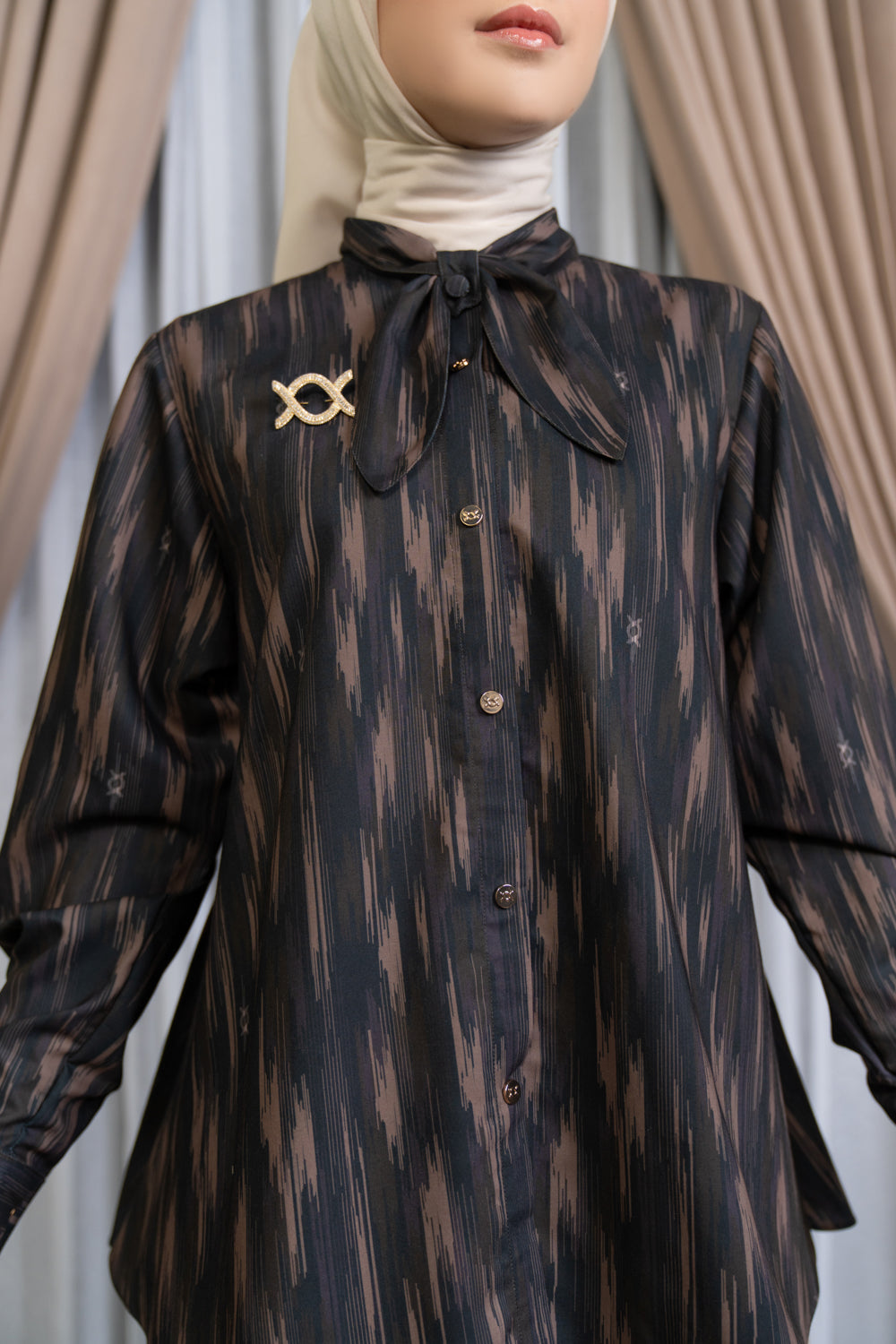 Theona Shirt (Minor) Turkish Coffee