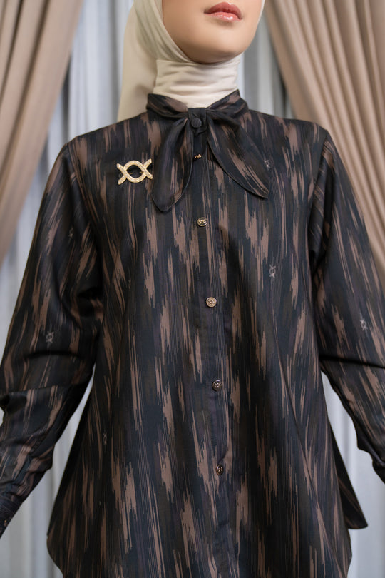 Theona Shirt (Minor) Turkish Coffee