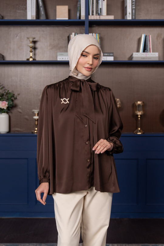 Claire Shirt (Minor) Umber Wood