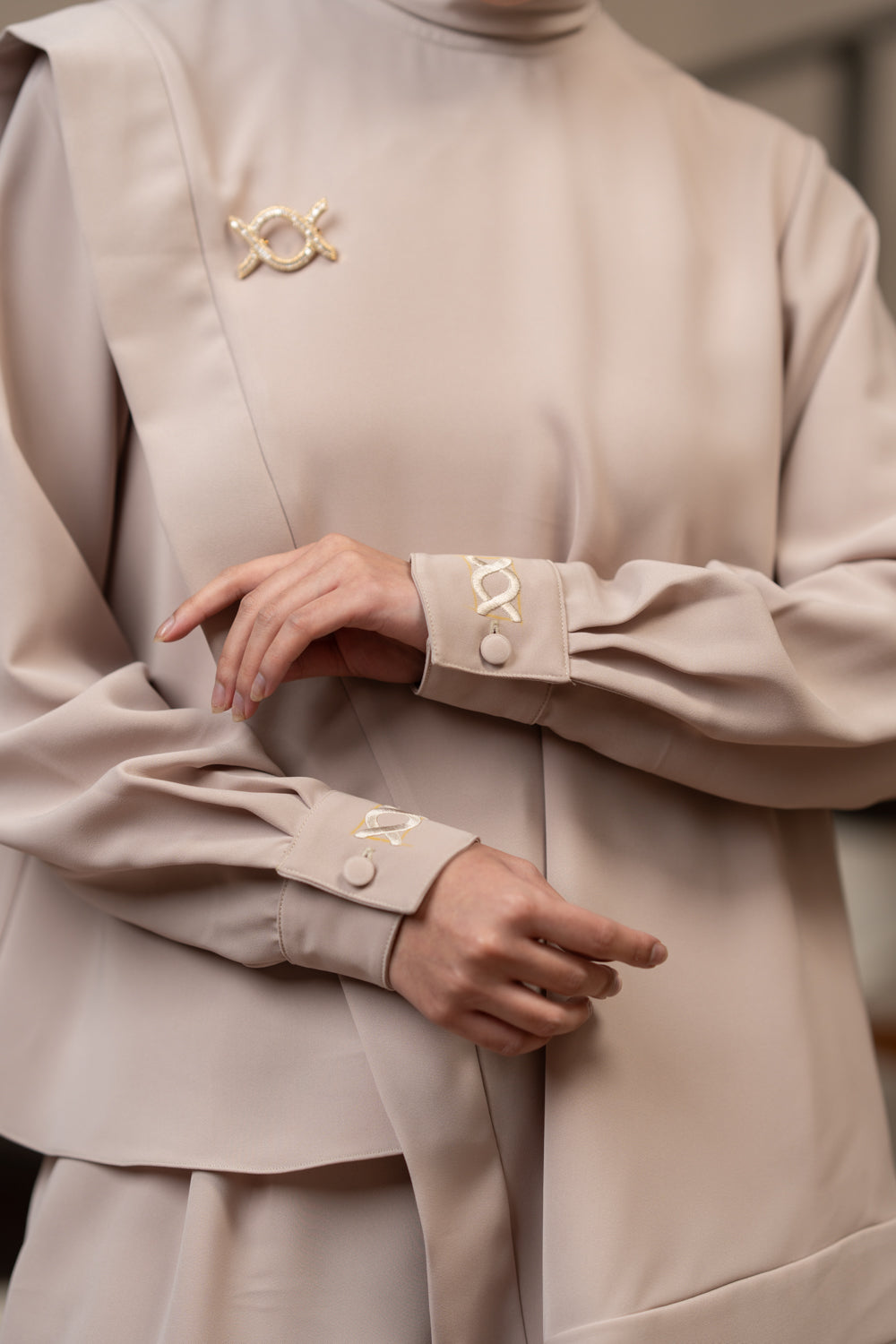 Crestella Blouse (Minor) Butter Cream