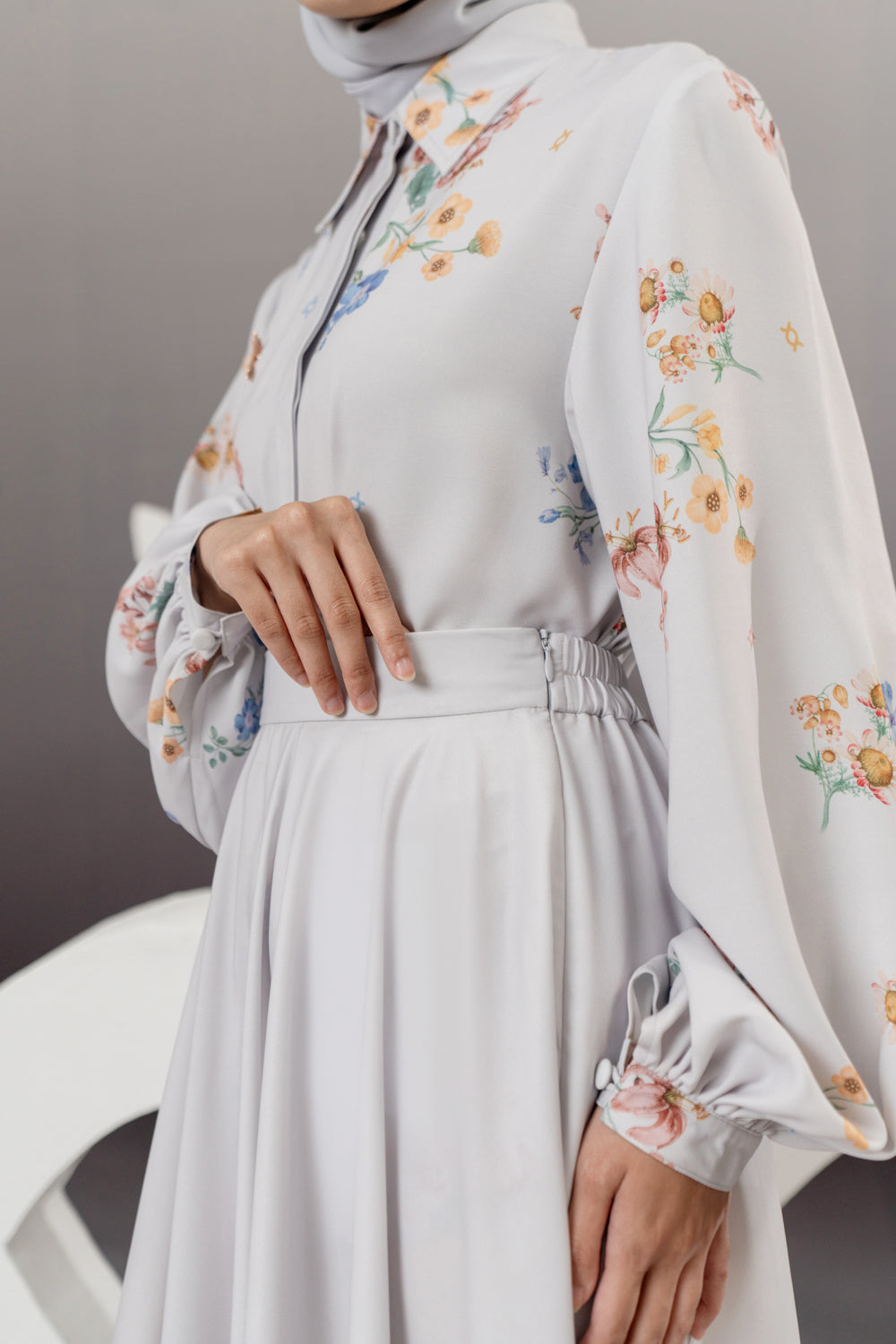 Jolie Skirt Silver Mist