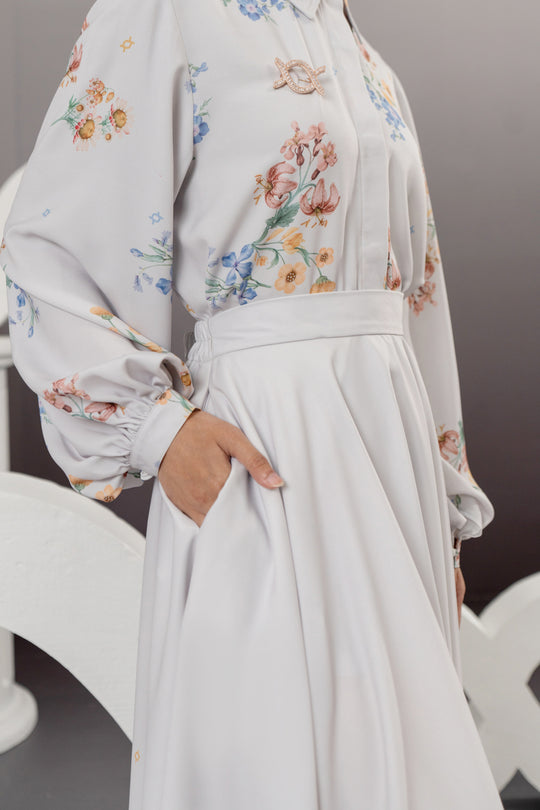 Jolie Skirt Silver Mist