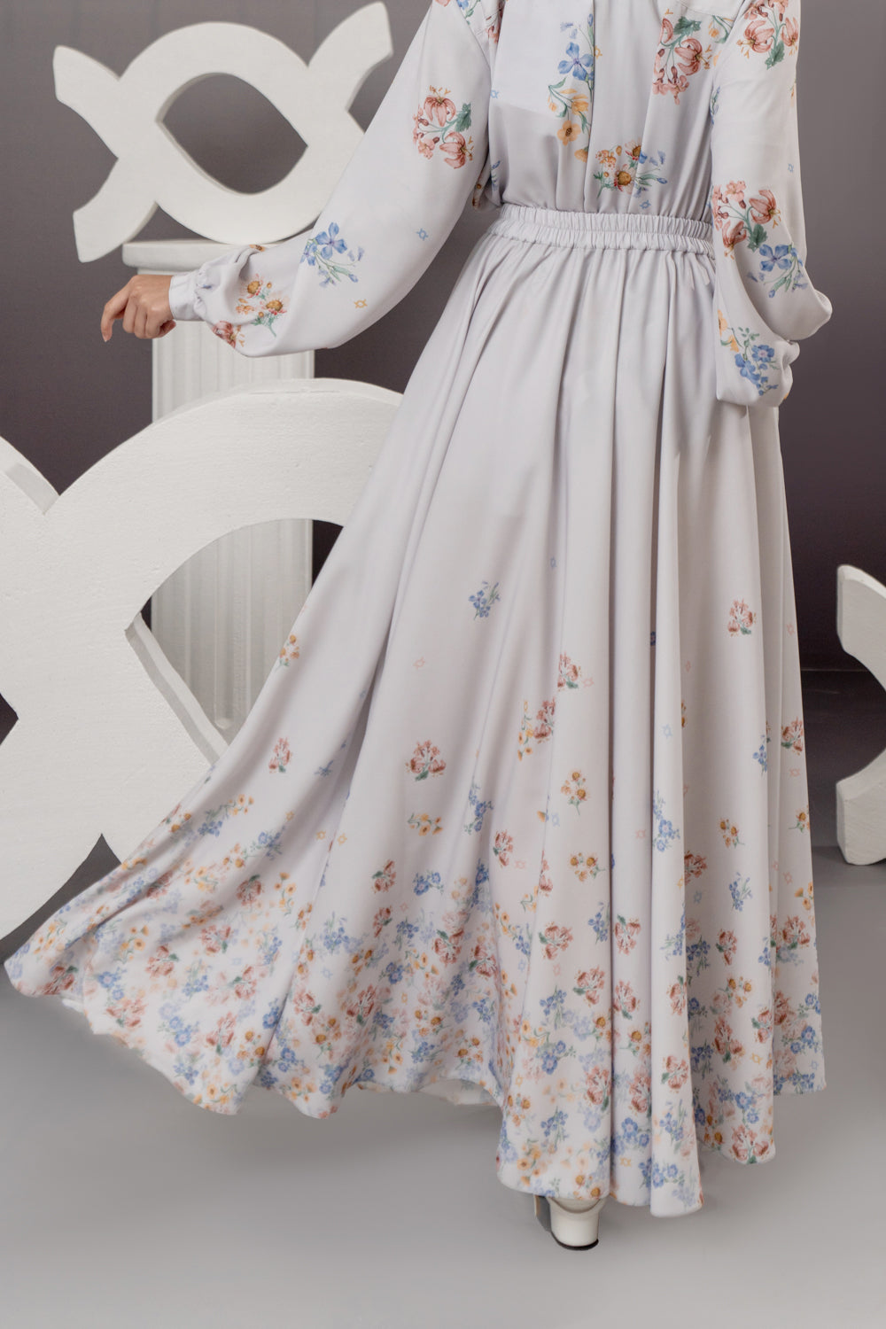 Jolie Skirt Silver Mist