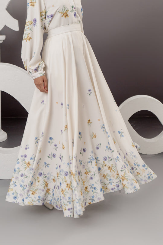 Jolie Skirt Dove Chalk