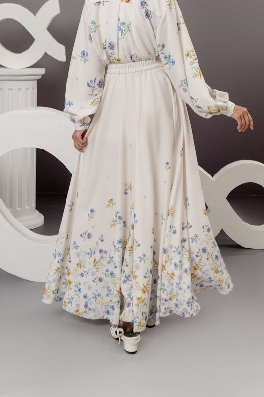 Jolie Skirt Dove Chalk