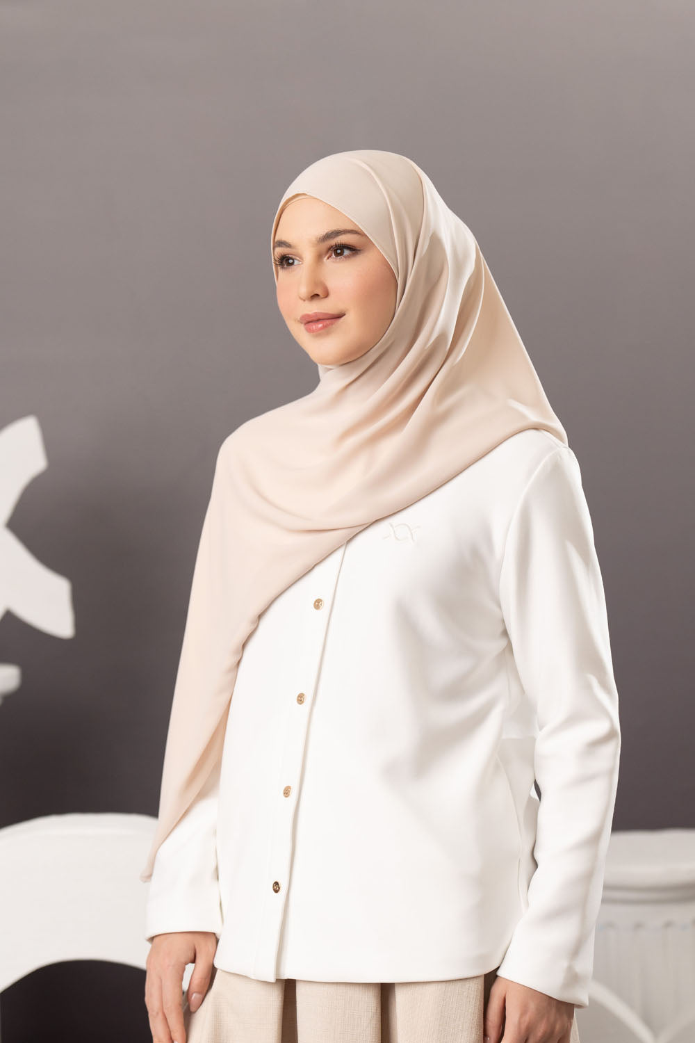 Naya Pashmina Creamy Silk