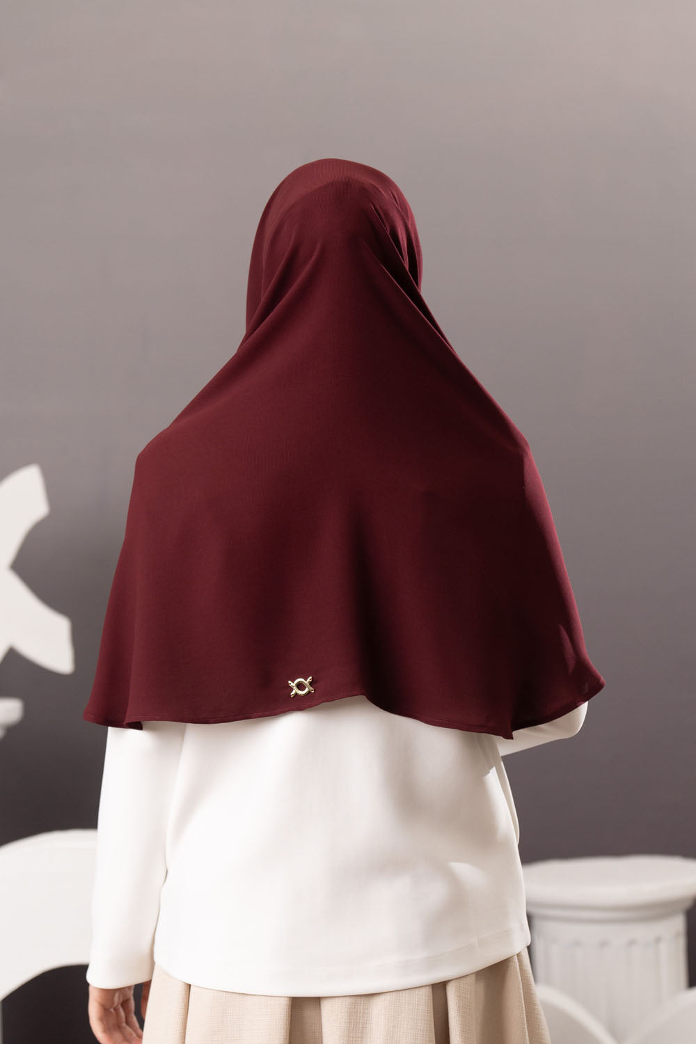 Naya Pashmina Deep Cranberry