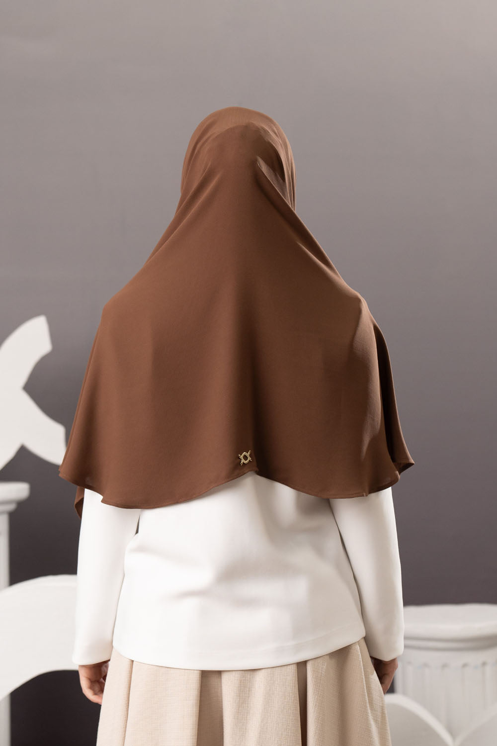 Naya Pashmina Coffee Drizzle