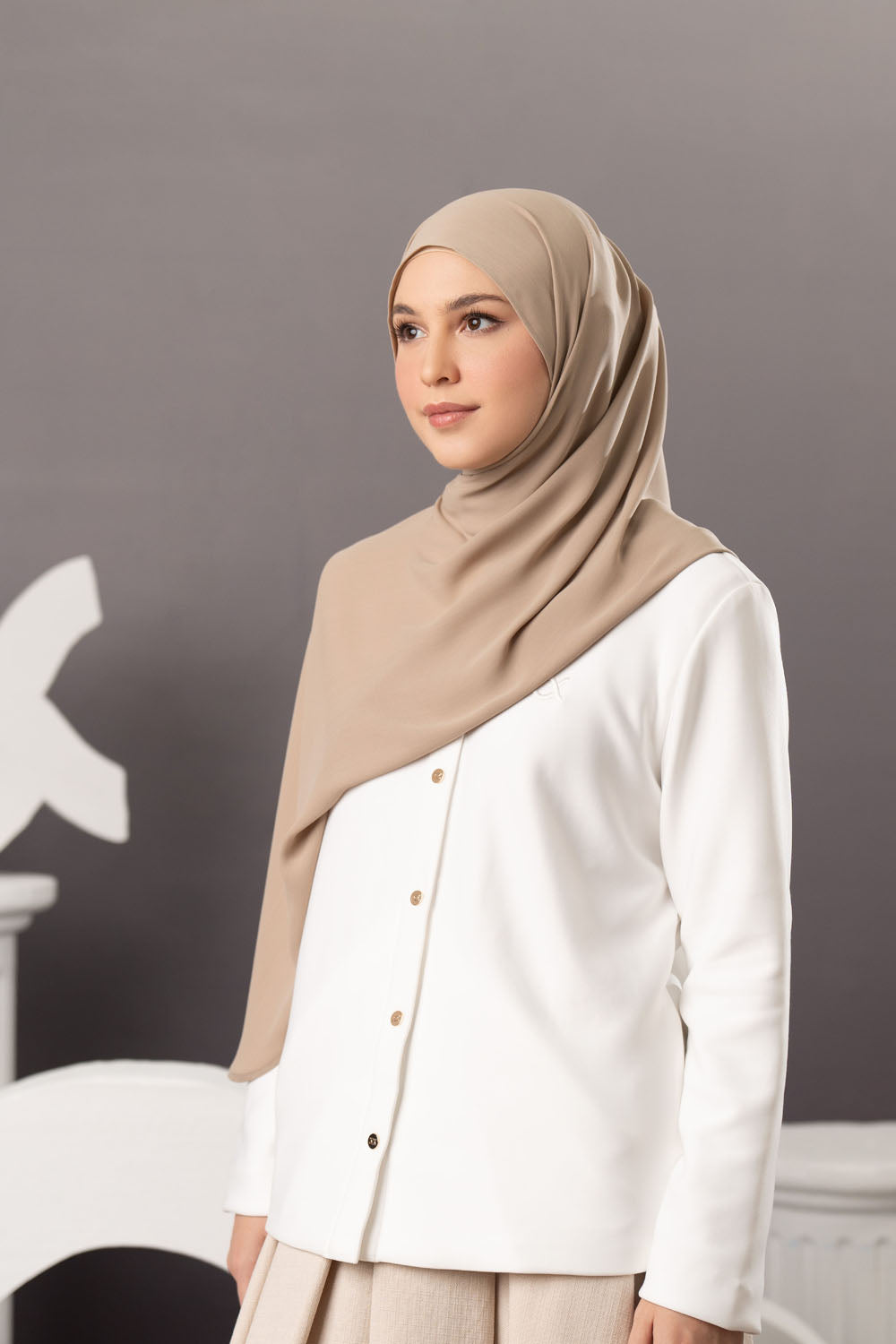 Naya Pashmina Latte Swirl