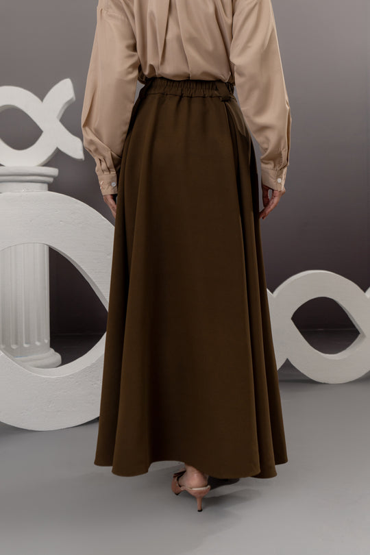 Qina Skirt Tobacco Brown