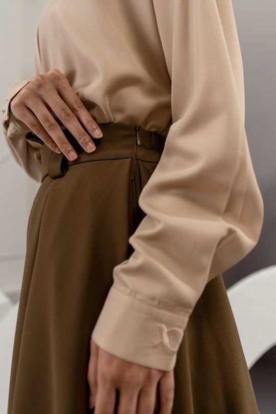 Qina Skirt Tobacco Brown