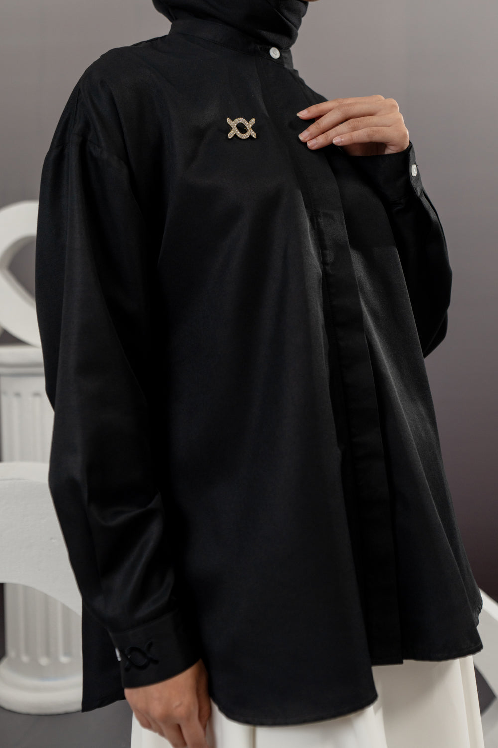 Sanara Shirt Black Caviar