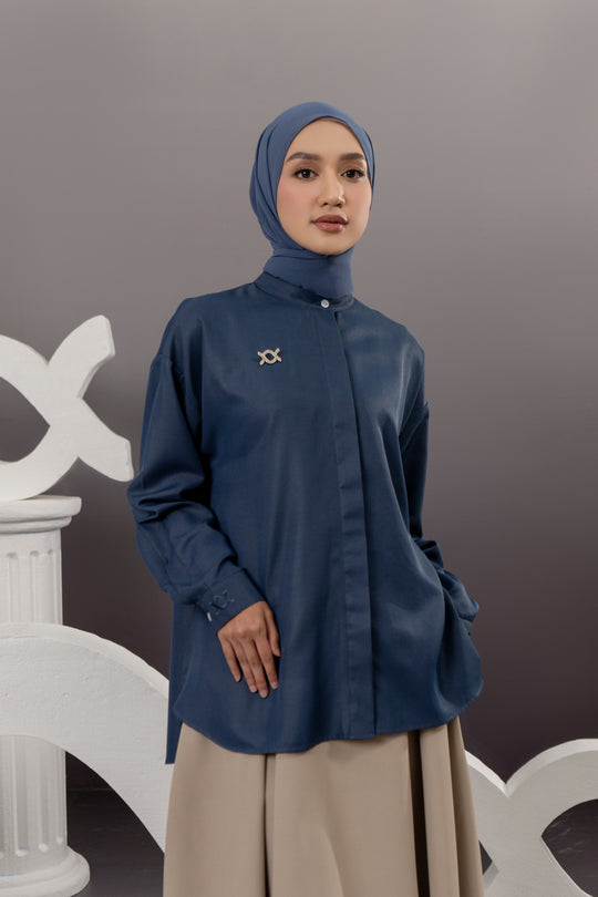 Sanara Shirt Peony Blue