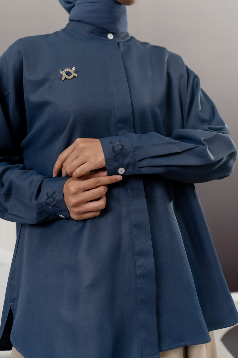 Sanara Shirt (Minor) Peony Blue