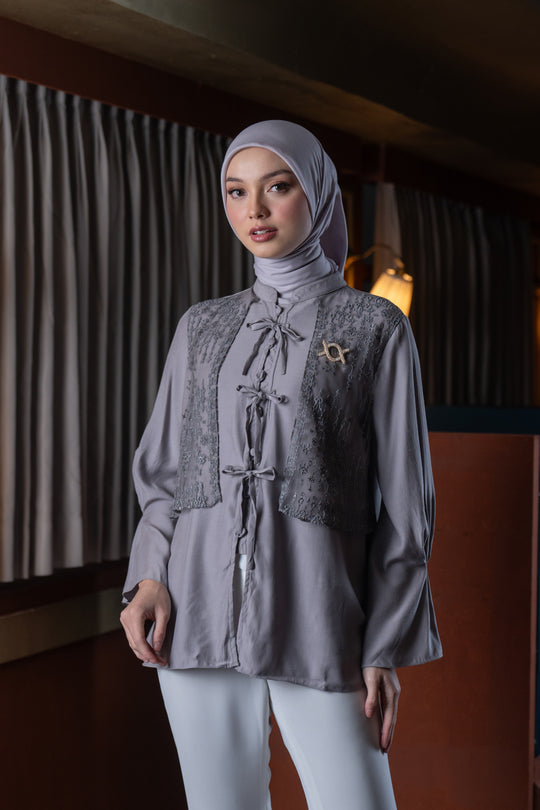 Marlene Shirt Silver Birch