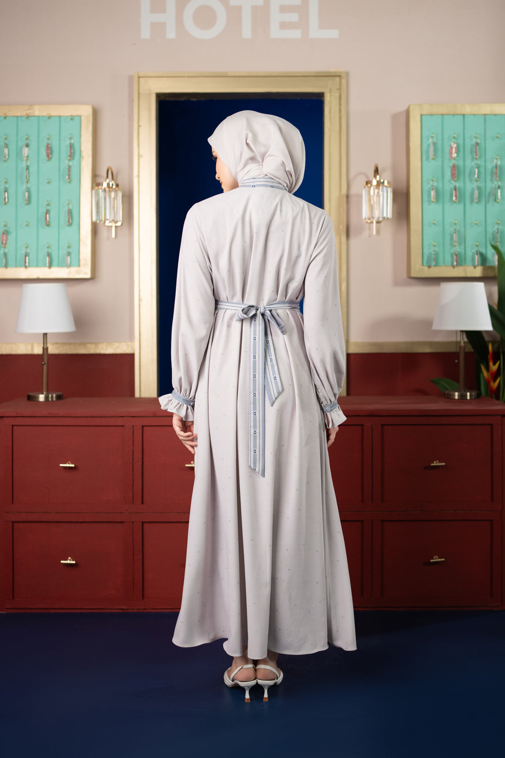 Jeanne Dress Gentle Grey