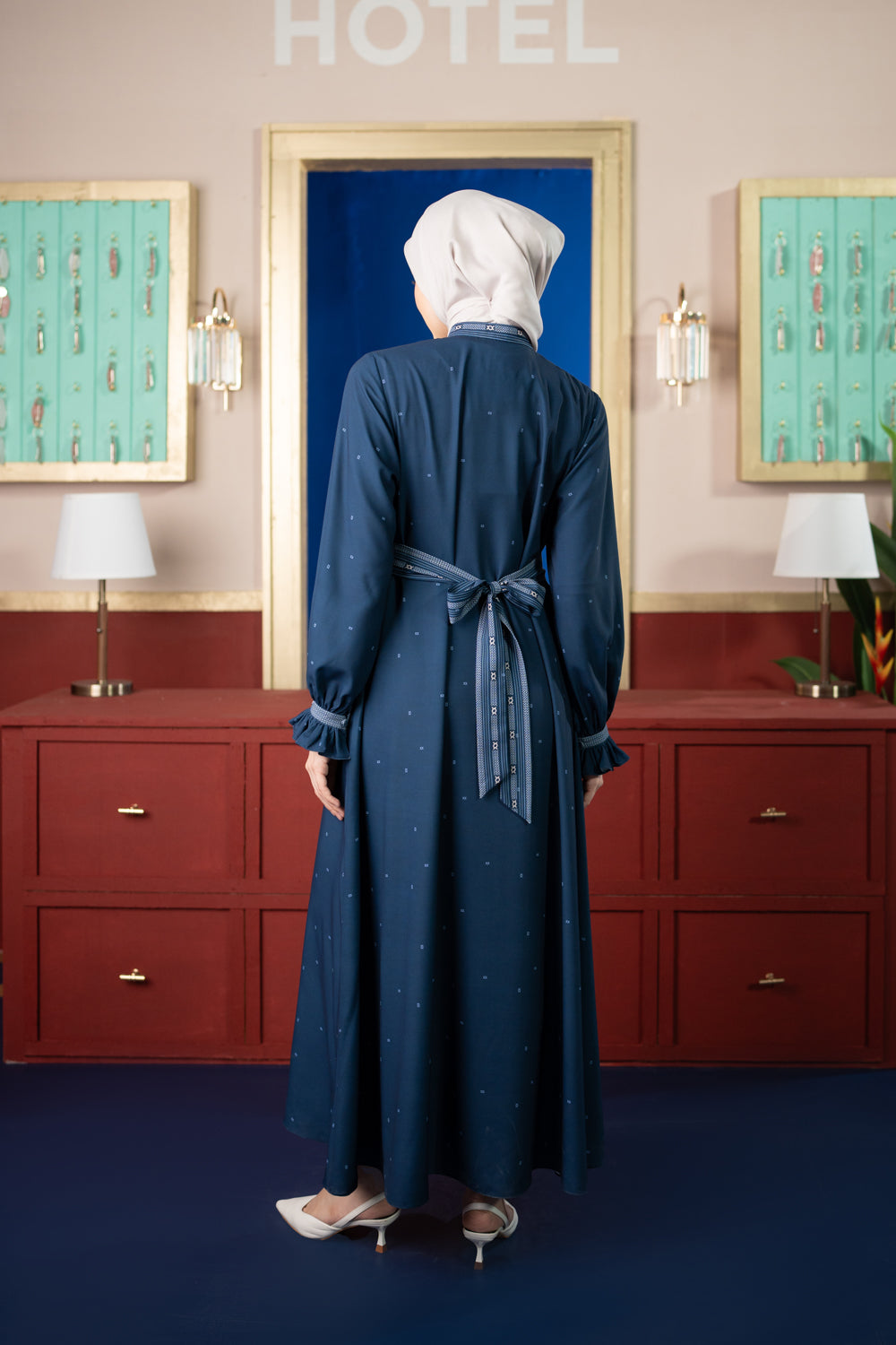 Jeanne Dress (Minor) Deep Ocean