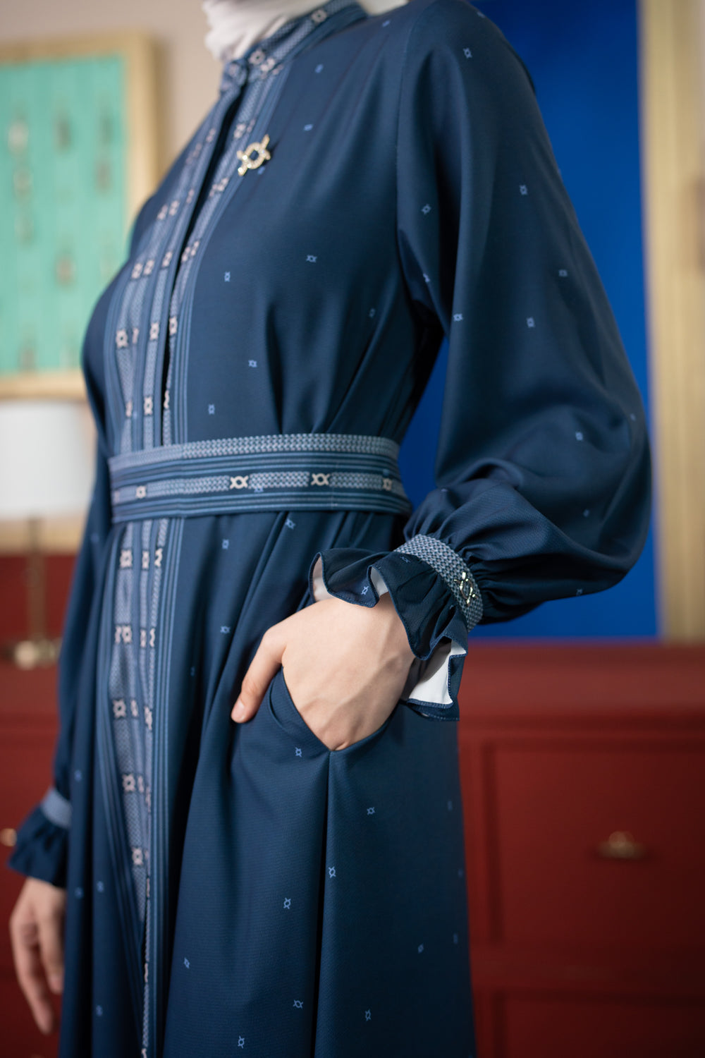 Jeanne Dress (Minor) Deep Ocean