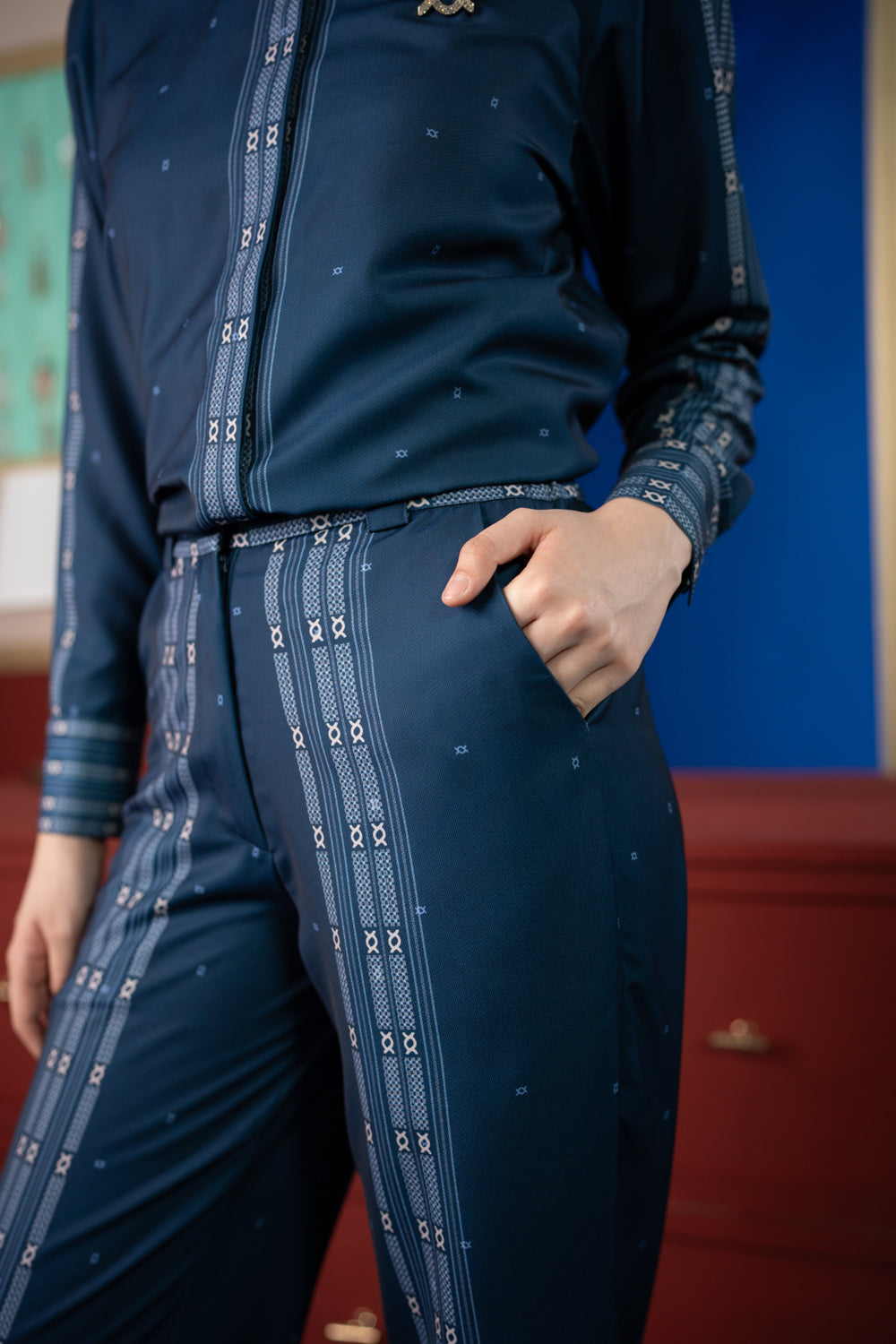 Jeanne Pants (Minor) Deep Ocean