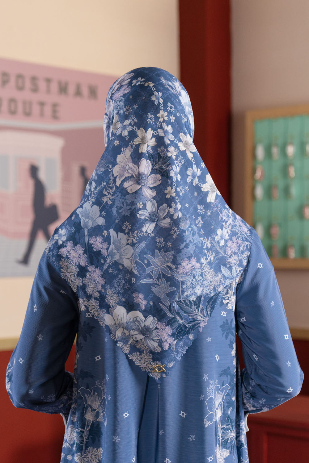 Nikala Scarf Marine Twilight