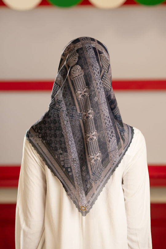 Neera Scarf Ash Tapestry