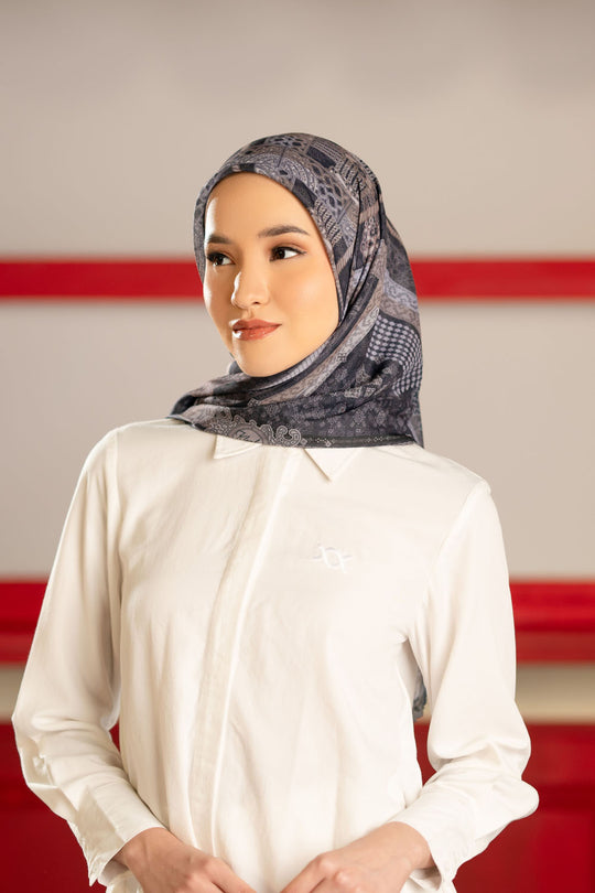 Neera Scarf Ash Tapestry