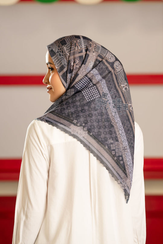 Neera Scarf Ash Tapestry