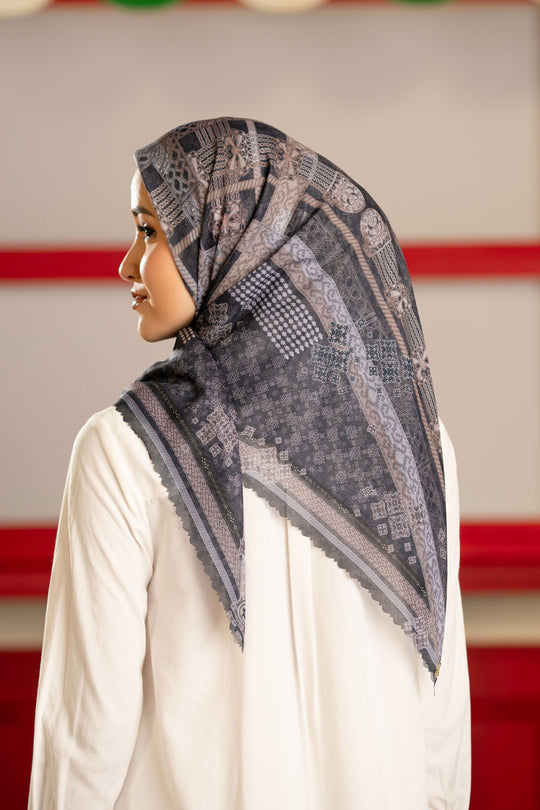 Neera Scarf Ash Tapestry