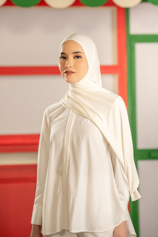 Aelin Pashmina Pearl Glow