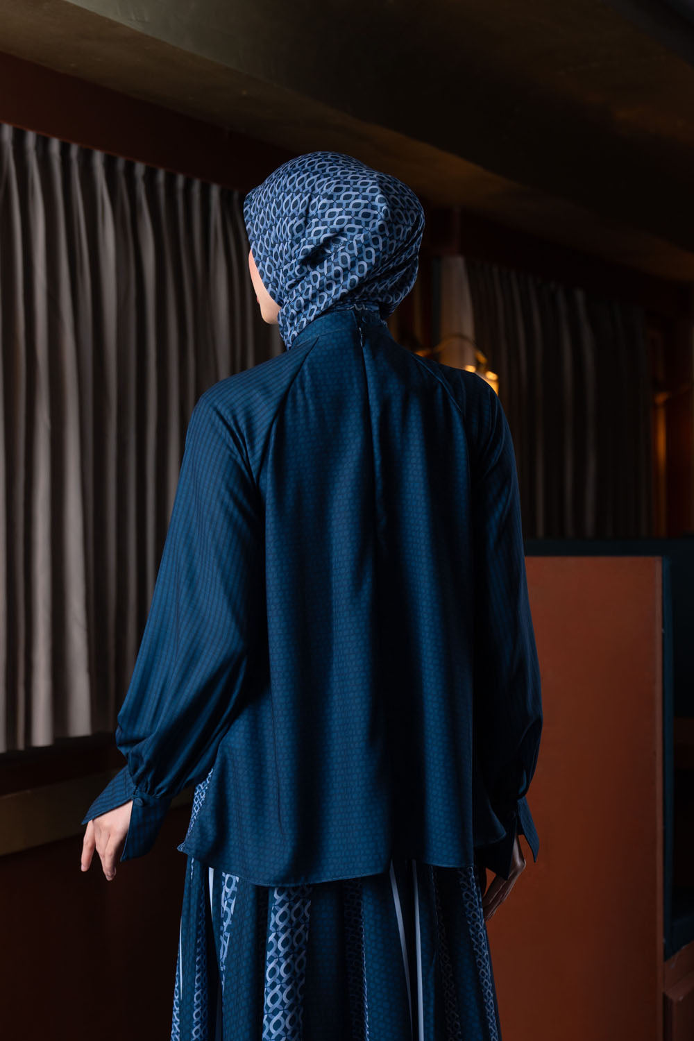 Minera Blouse Blue Pansy