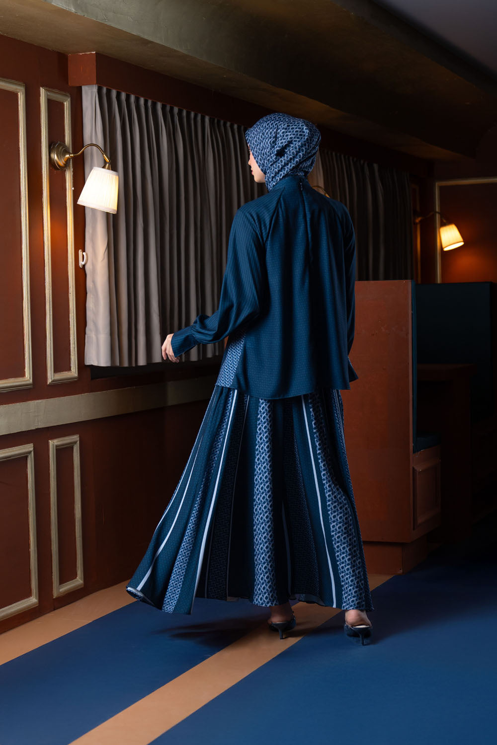 Minera Blouse Blue Pansy