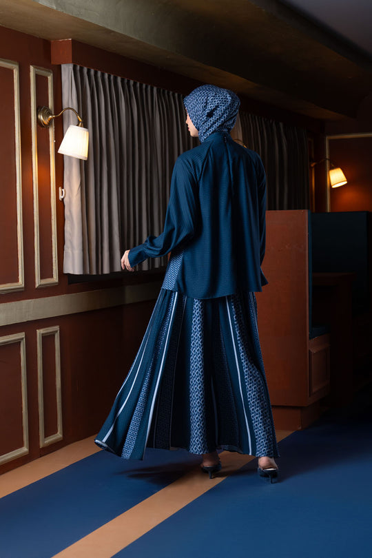 Minera Blouse Blue Pansy