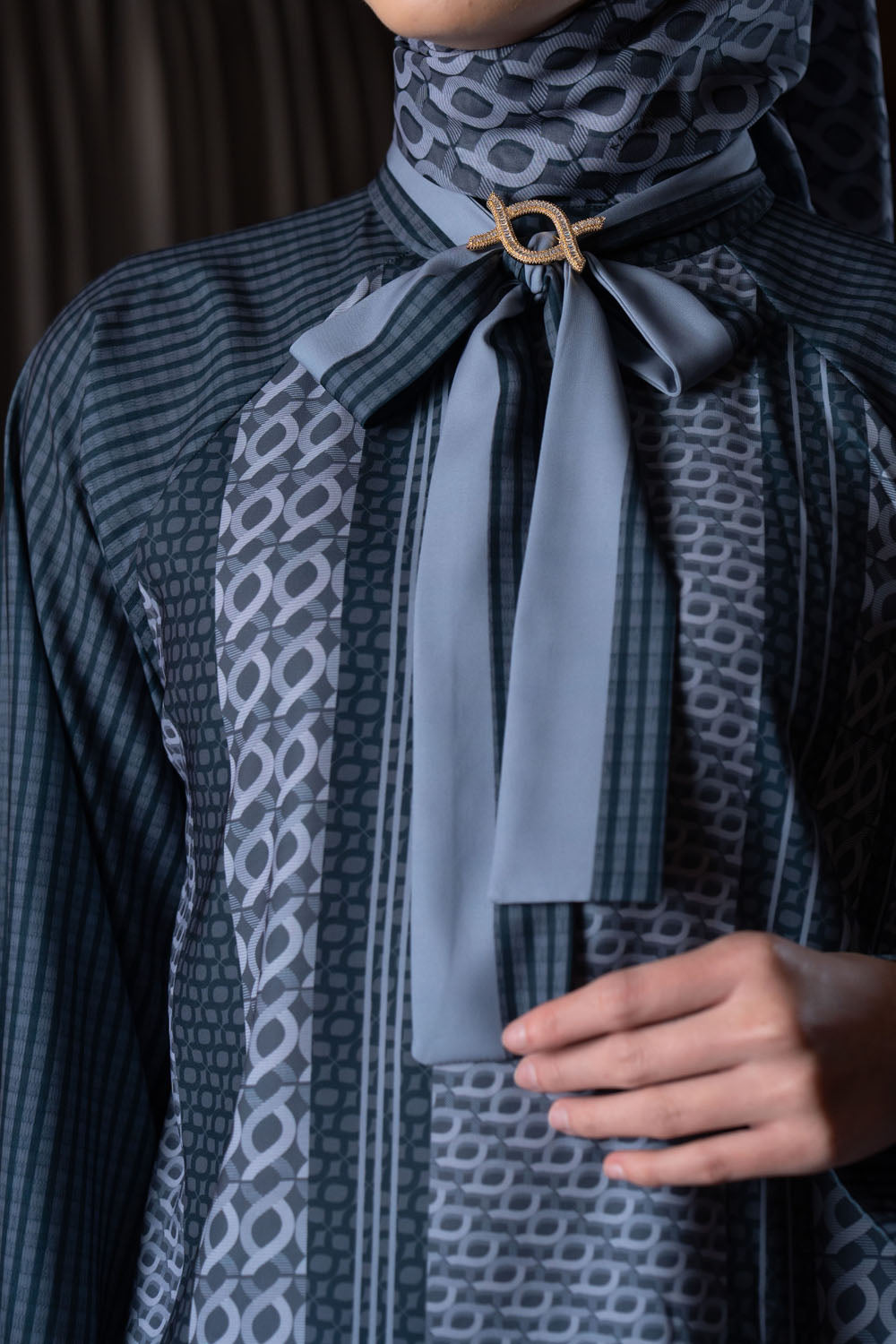 Minera Blouse Graphite Grey