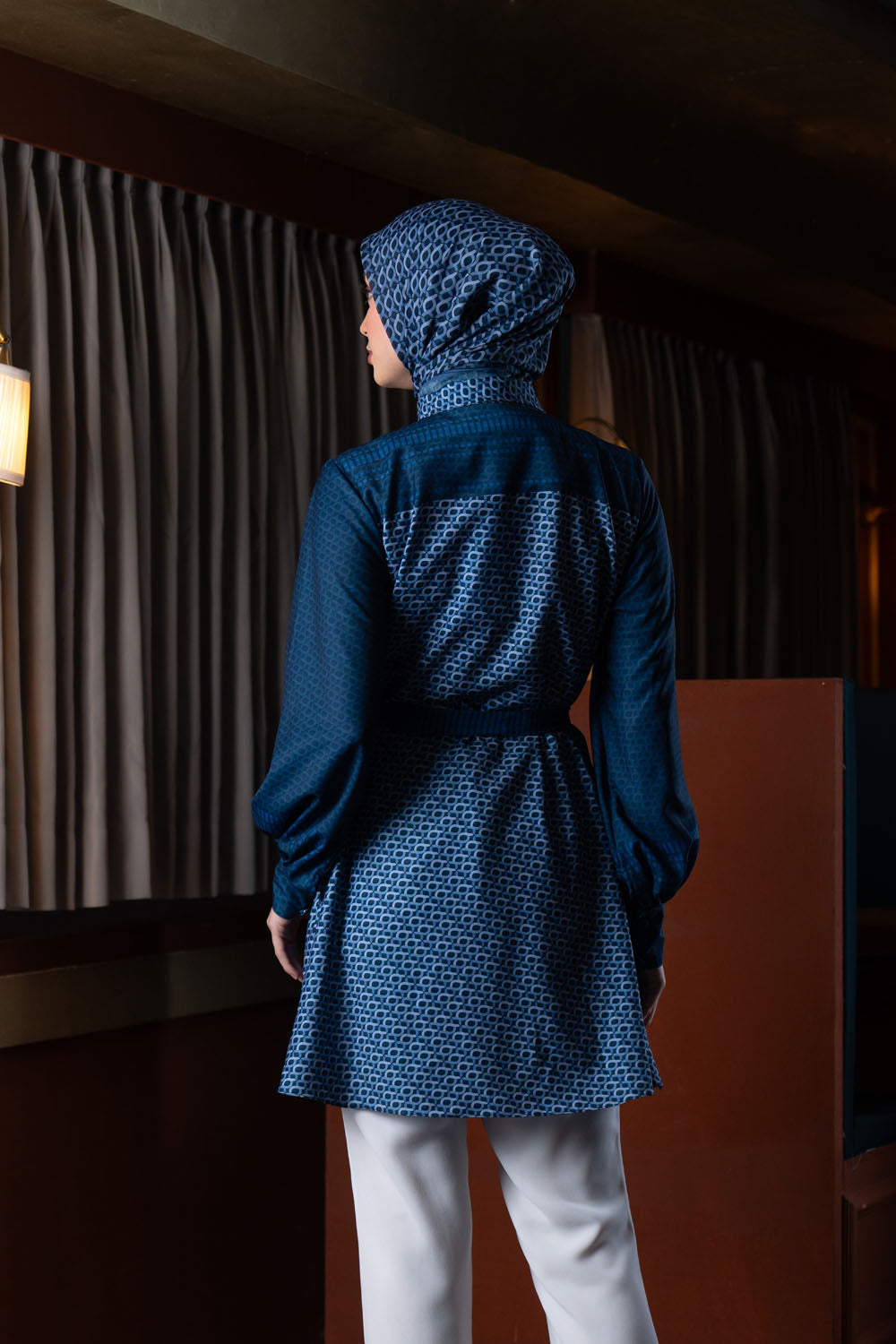 Minera Tunic (Minor) Blue Pansy