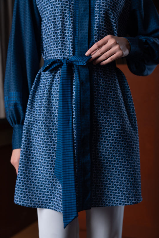 Minera Tunic (Minor) Blue Pansy