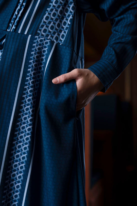 Minera Dress (Minor) Blue Pansy