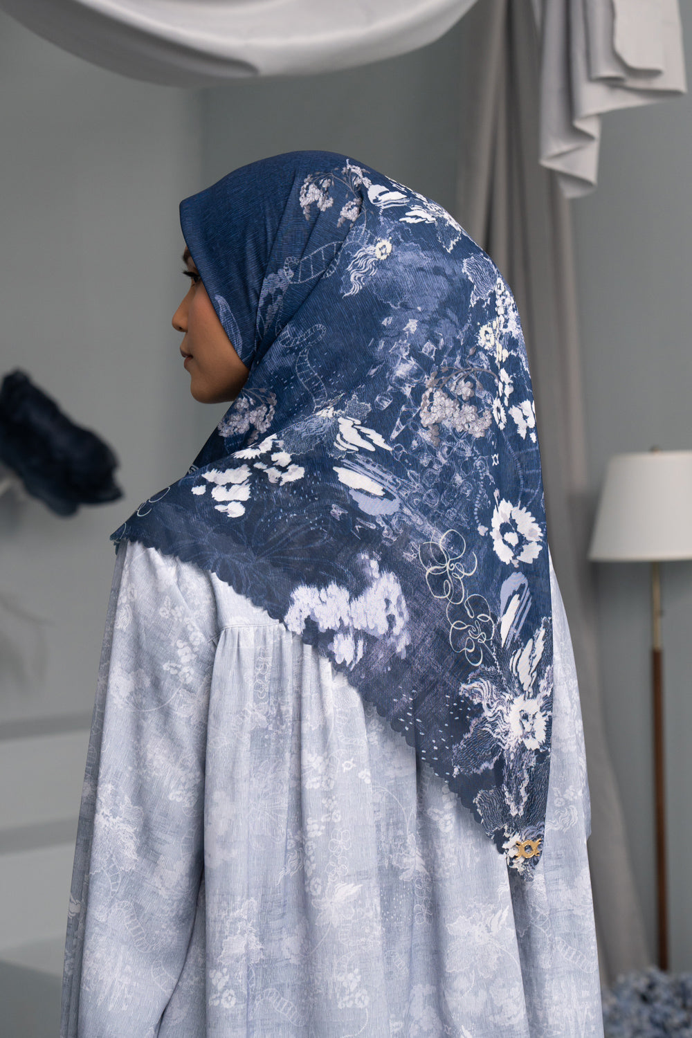 Adya Scarf (Minor) Prussian Lake