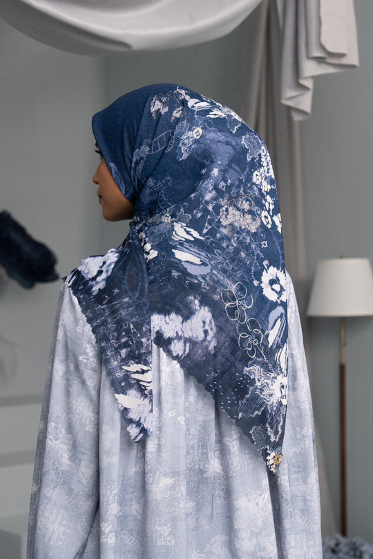 Adya Scarf (Minor) Prussian Lake