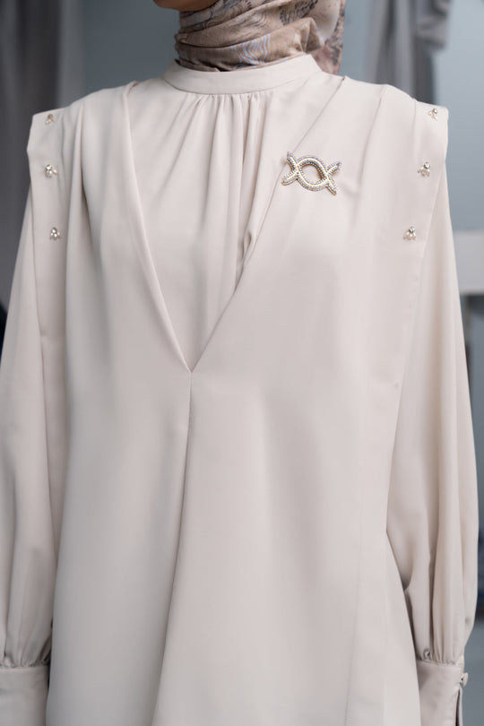 Anya Blouse (Minor) Seashell